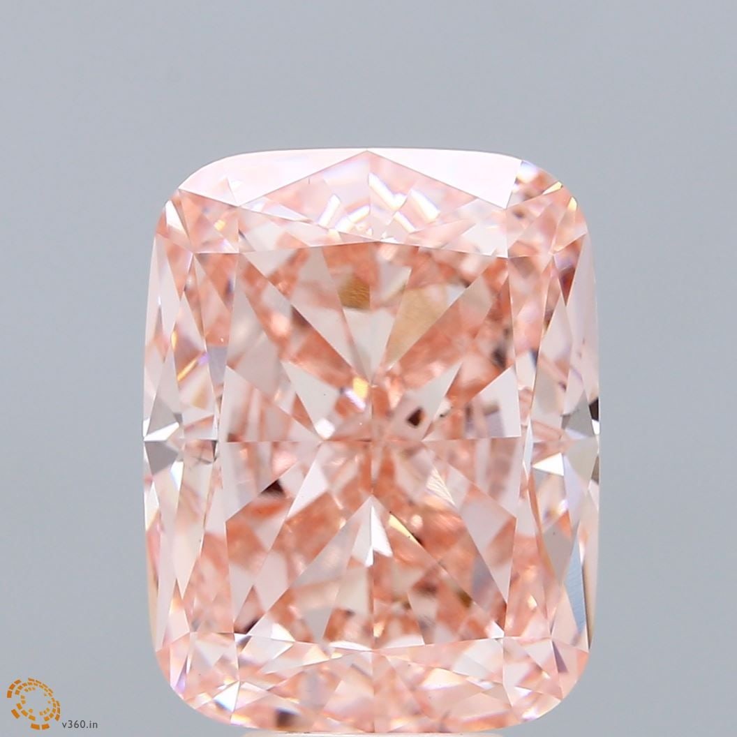 Loose Diamond - CUSHION BRILLIANT 9.06ct Fancy Vivid Pink VS1: Loose Diamond - CUSHION BRILLIANT 9.06ct Fancy Vivid Pink VS1 Source: This is a real non-mined Diamond that has been grown in a lab Shape: CUSHION BRILLIANT Carats: 9.06 Color: Fancy Vivid Pink Certif