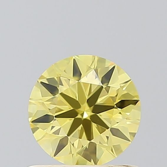 Ideal Loose Diamond - ROUND 0.63ct Fancy Vivid Yellow VVS2: Ideal Loose Diamond - ROUND 0.63ct Fancy Vivid Yellow VVS2 Source: This is a real non-mined Diamond that has been grown in a lab Shape: ROUND Carats: 0.63 Color: Fancy Vivid Yellow Certification: IGI