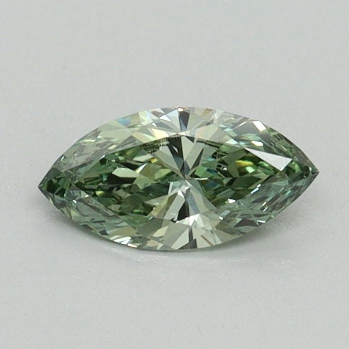 Loose Diamond - MARQUISE 0.36ct Fancy Vivid Green VS2: Loose Diamond - MARQUISE 0.36ct Fancy Vivid Green VS2 Source: This is a real non-mined Diamond that has been grown in a lab Shape: MARQUISE Carats: 0.36 Color: Fancy Vivid Green Certification: IGI Vid