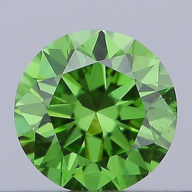 Loose Diamond - ROUND 0.21ct Fancy Vivid Green SI1: Loose Diamond - ROUND 0.21ct Fancy Vivid Green SI1 Source: This is a real non-mined Diamond that has been grown in a lab Shape: ROUND Carats: 0.21 Color: Fancy Vivid Green Certification: NONE Video: