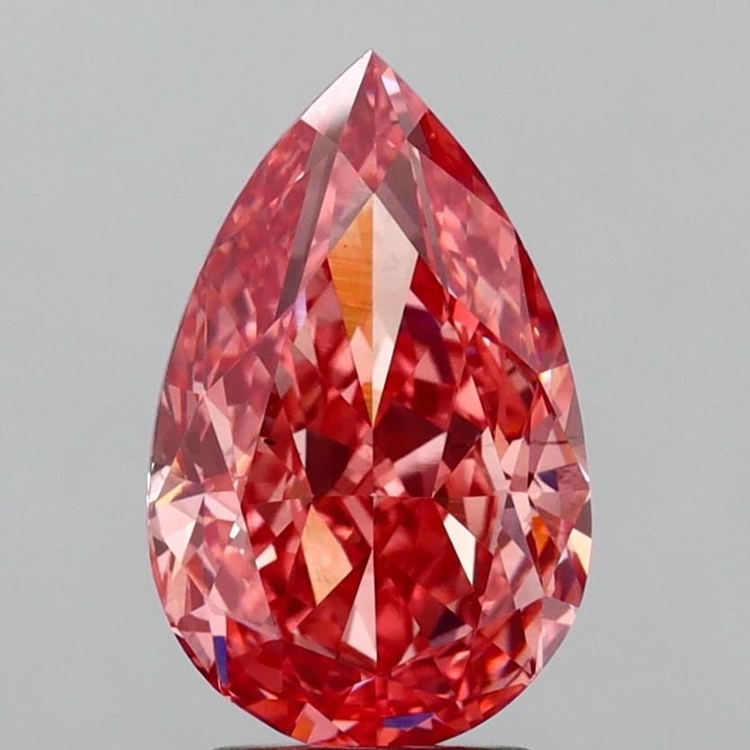 Loose Diamond - PEAR 3.33ct Fancy Vivid Pink VS2: Loose Diamond - PEAR 3.33ct Fancy Vivid Pink VS2 Source: This is a real non-mined Diamond that has been grown in a lab Shape: PEAR Carats: 3.33 Color: Fancy Vivid Pink Certification: IGI Video: