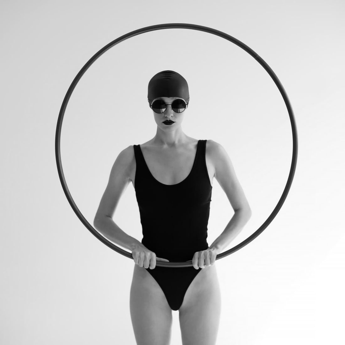 Olha Stepanian signed black and white photo 31 x 31 edition 2 of 7: Olha Stepanian signed black and white photo 31 x 31 edition 2 of 7 "Intermixture 2" is a contemporary black and white photograph by Olha Stepanian, created in 2025. This limited edition print is numbe