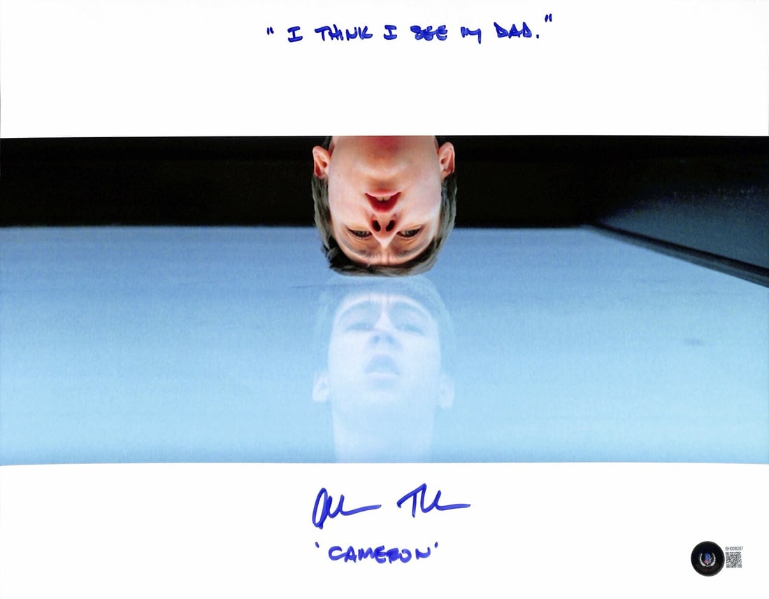 Alan Ruck Signed 11x14 Photograph Ferris Bueller Beckett Certified: Alan Ruck Signed 11x14 Photograph Ferris Bueller Beckett Certified Capture a piece of cinematic history with this autographed 11x14 photograph of Alan Ruck as "Cameron Frye" from the iconic film Ferri