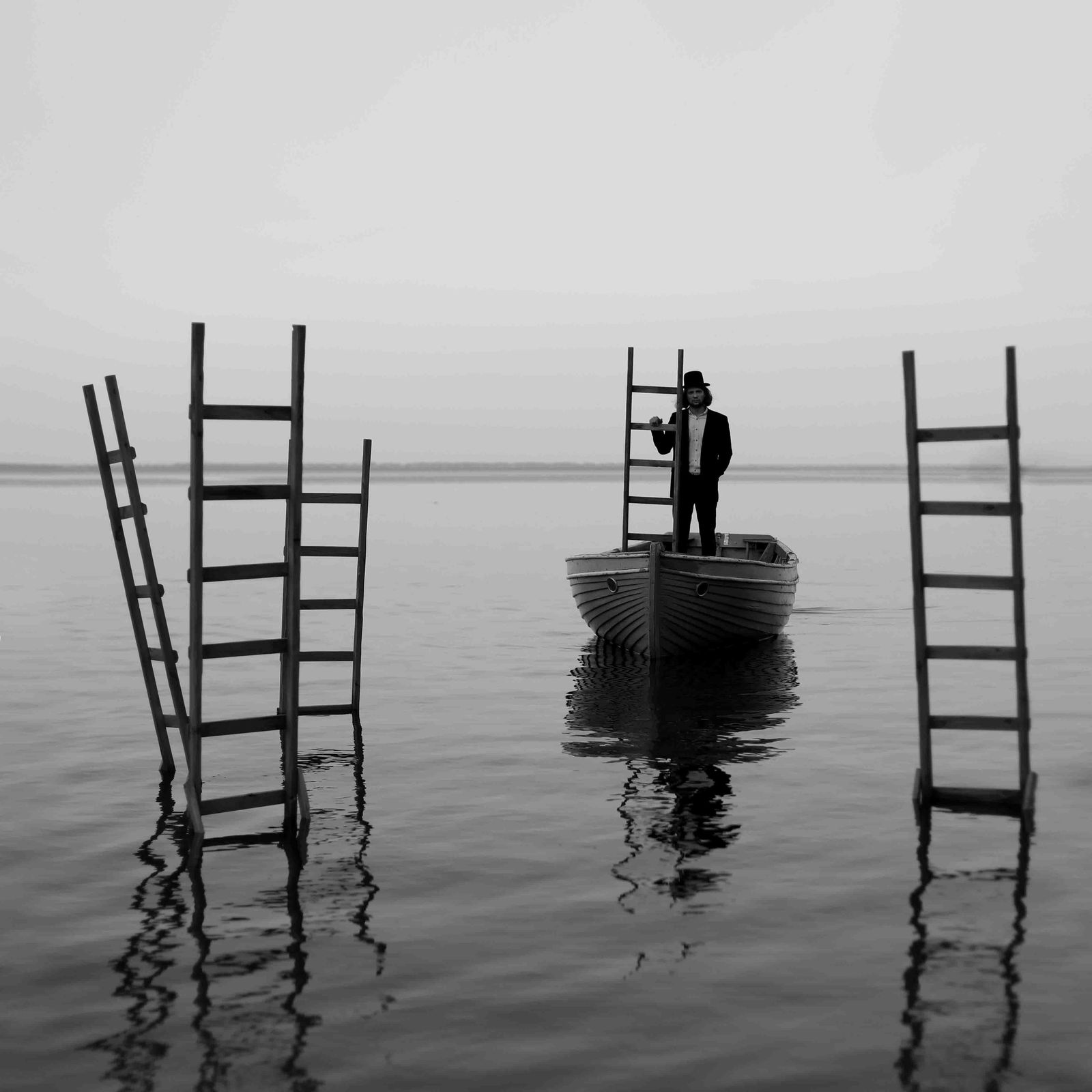 Olha Stepanian Roads Black and White Photography Edition of 15 24 x 24 Inch (1 of 3)