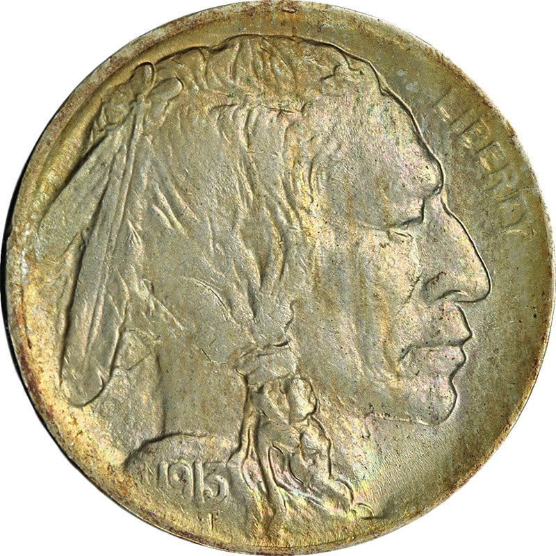 1913-D Type 1 Buffalo Nickel Choice BU Strong Strike (1 of 2)