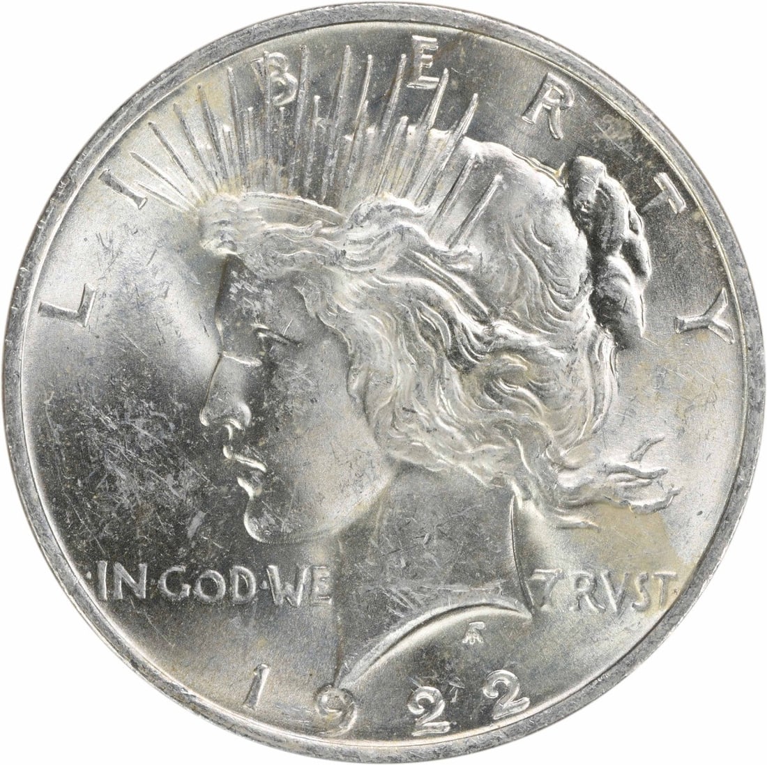 1922 Peace Silver Dollar Choice BU Uncertified Coin (1 of 2)