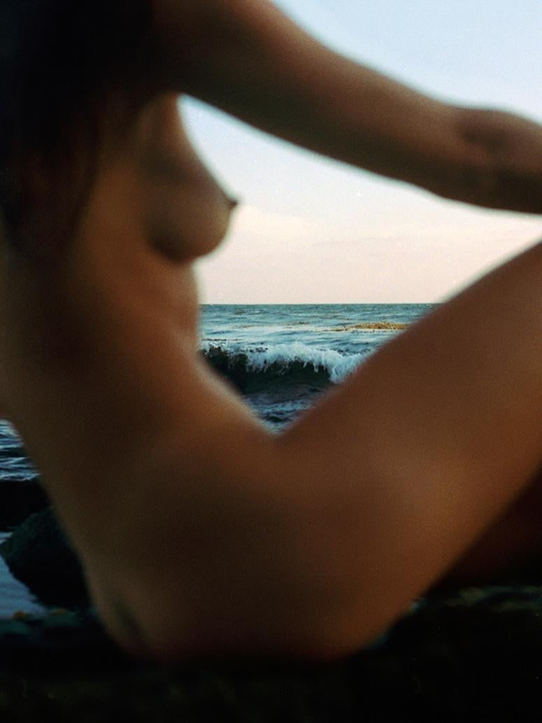 Brooke Blue Waves Photography Edition 2/7 by Larsen Sotelo 30 x 22 inches: Brooke Blue Waves Photography Edition 2/7 by Larsen Sotelo 30 x 22 inches Discover the captivating "Brooke (Blue Waves)" photography by Larsen Sotelo, an evocative piece from 2018 that beautifully emb