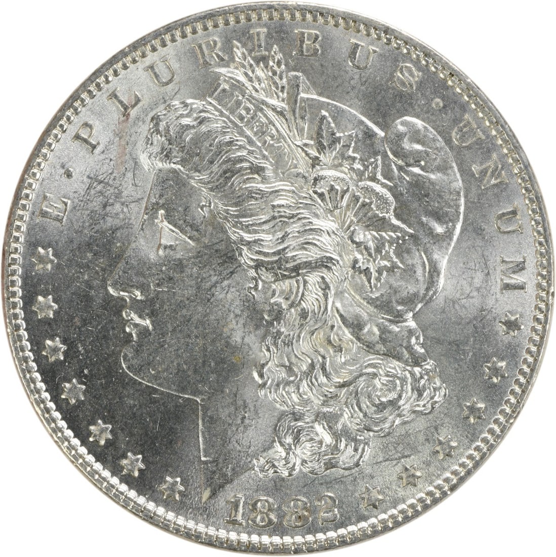 1882 Morgan Silver Dollar BU Uncertified Silver Coin (1 of 2)