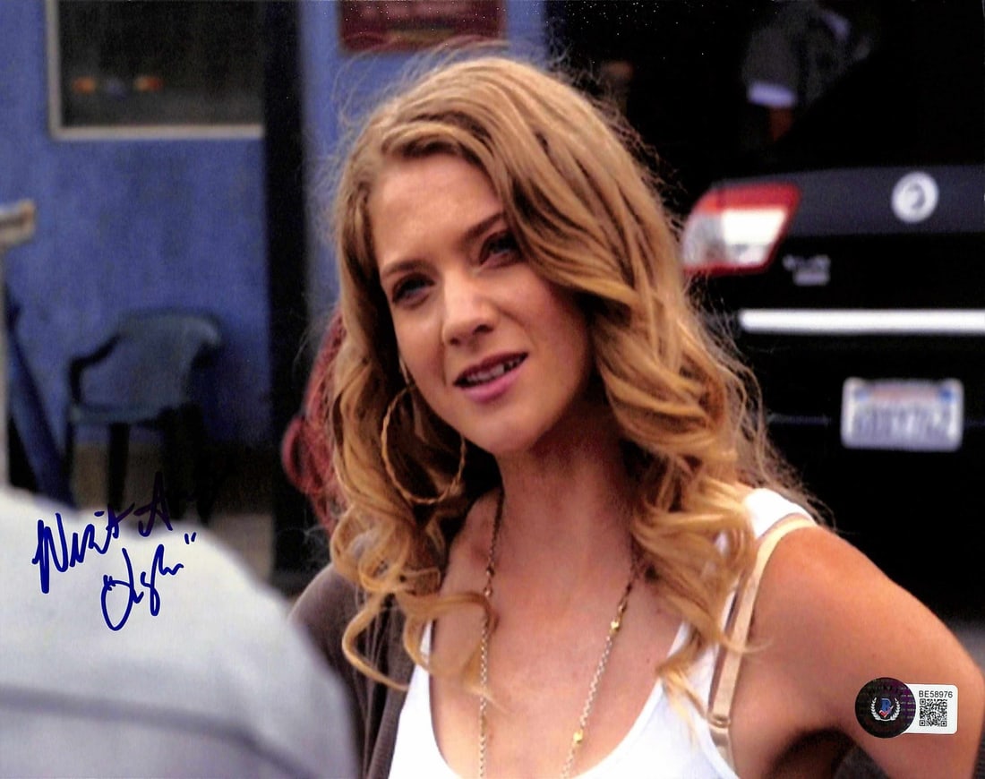 Winter Ave Zoli Signed 8x10 Photo Sons of Anarchy Beckett Certified: Winter Ave Zoli Signed 8x10 Photo Sons of Anarchy Beckett Certified This is an authentic 8x10 photograph signed by Winter Ave Zoli, who portrayed "Lyla Winston" in the acclaimed TV series Sons of Anar