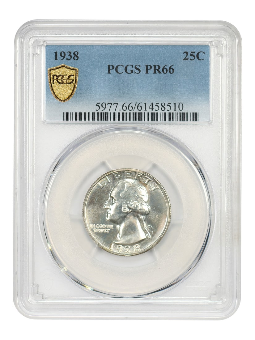 1938 Proof Washington Quarter PCGS PR66 Philadelphia Mint (1 of 6)