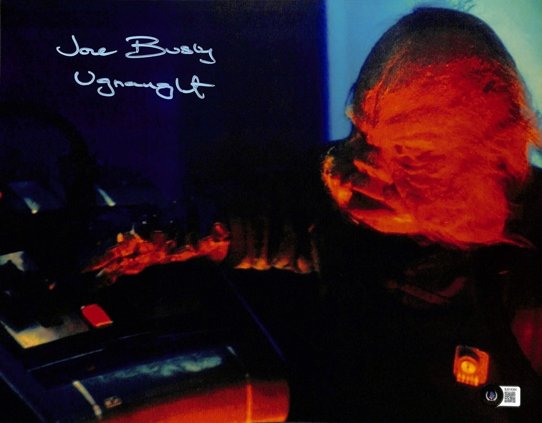 11x14 Photo Signed by Jane Busby Ugnaught Star Wars Beckett Authenticated: 11x14 Photo Signed by Jane Busby Ugnaught Star Wars Beckett Authenticated This is an original 11x14 inch color photograph signed by Jane Busby, who portrayed an Ugnaught in Star Wars: The Empire Strik