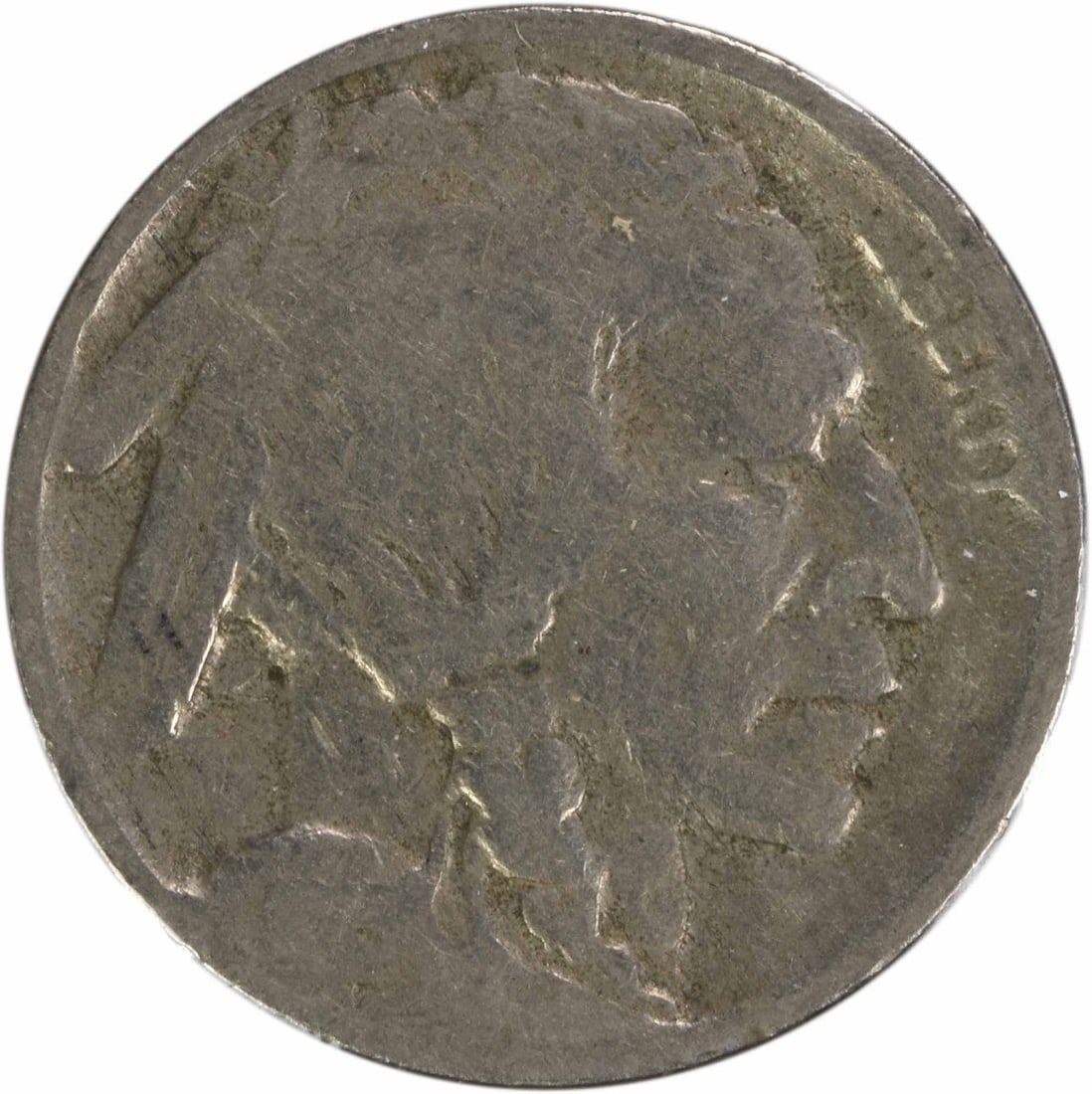 1915-D/D Buffalo Nickel AG James Earle Fraser Design Uncertified: 1915-D/D Buffalo Nickel AG James Earle Fraser Design Uncertified This 1915-D/D Buffalo Nickel is a remarkable collectible piece, featuring the iconic design by James Earle Fraser. This coin, with a de