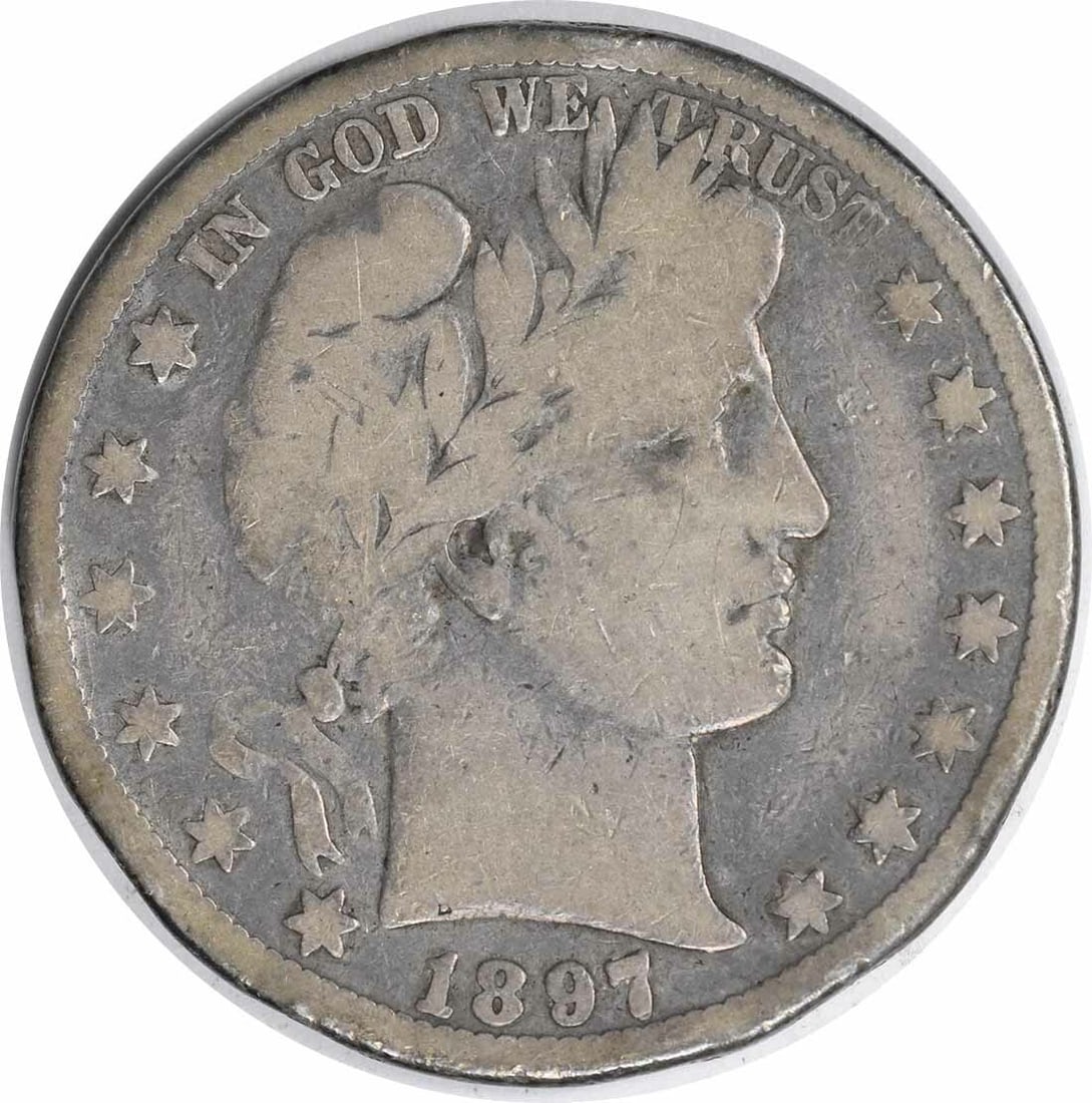 1897-O Barber Silver Half Dollar 50C VG Uncertified Coin (1 of 2)