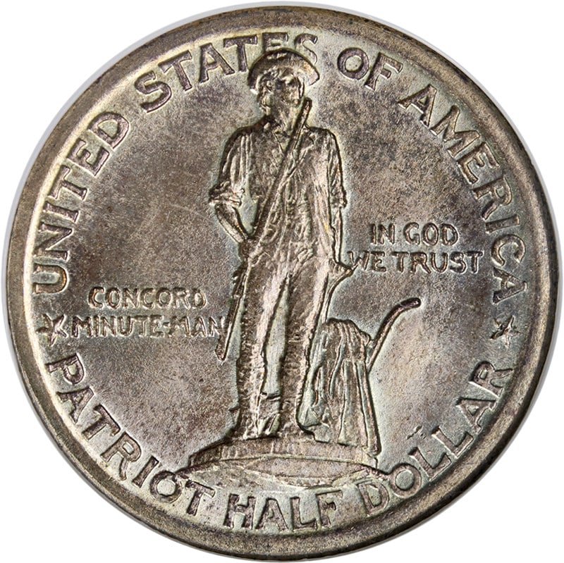 NGC MS64 1925 Lexington Silver Commemorative Half Dollar in Early Holder (1 of 4)