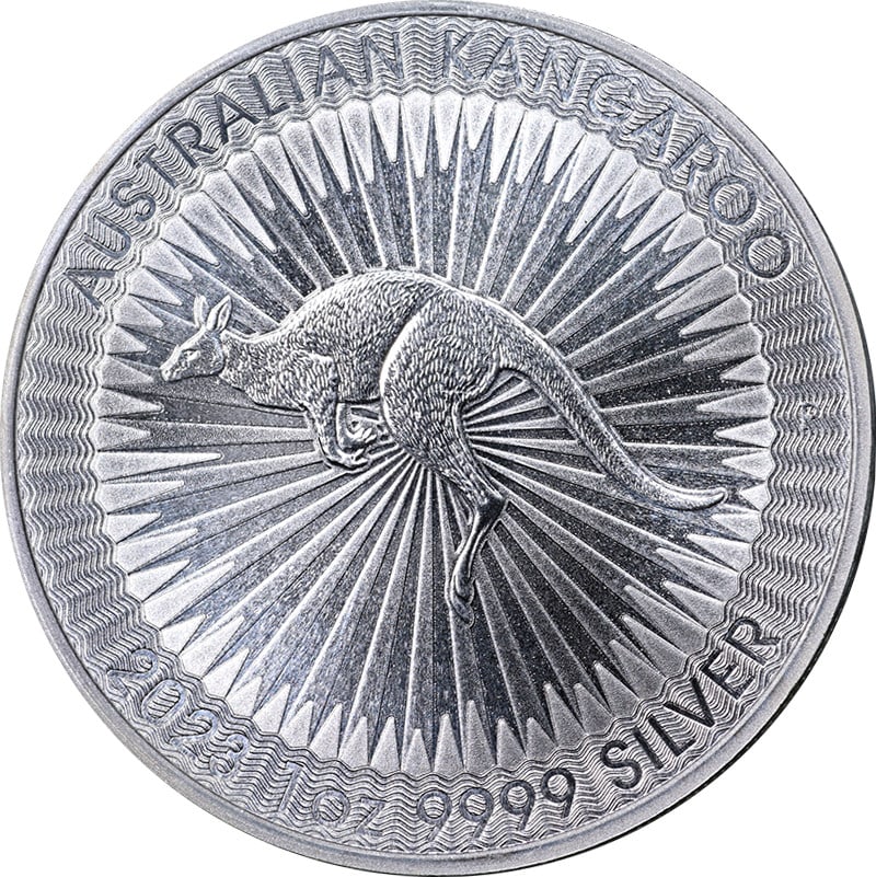 2023 Silver Kangaroo Australia 1 oz Brilliant Uncirculated Coin (1 of 2)