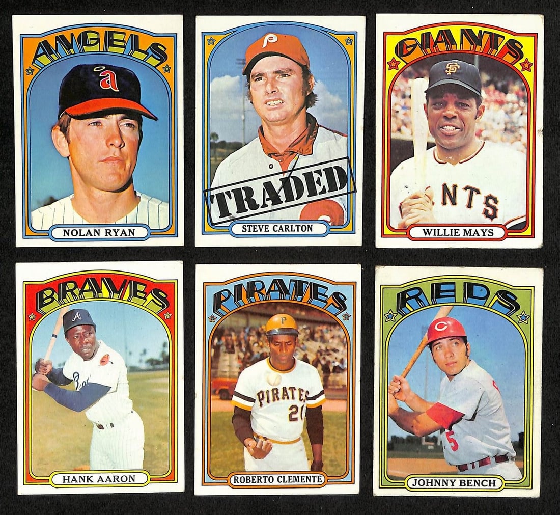 1972 Topps Baseball Complete Set 787 Cards Yaz Mays Fisk Gibson Brock Clemente (1 of 12)