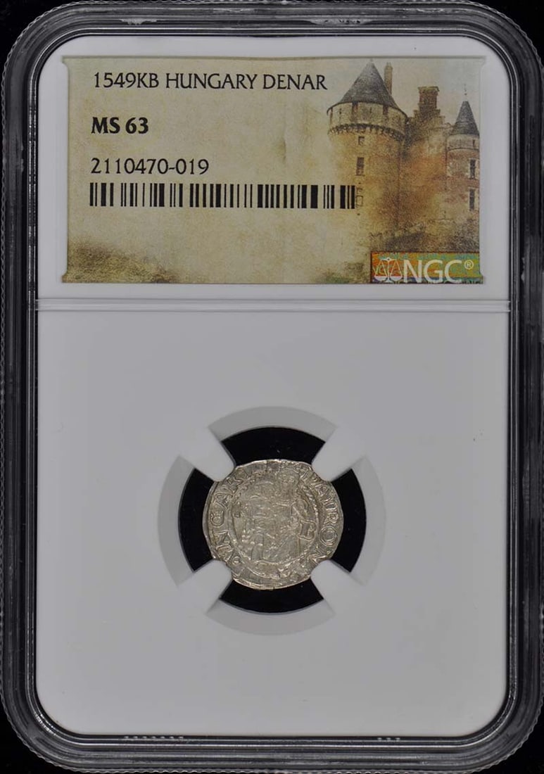 NGC MS63 Hungary Denar Uncirculated Coin Certified 2110470019 (1 of 2)