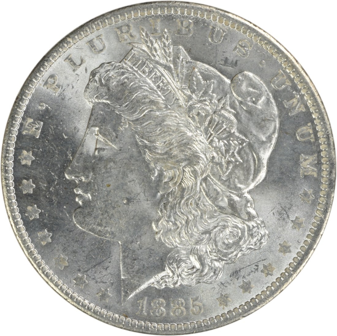 1885-O Morgan Silver Dollar BU Uncertified Silver Coin (1 of 2)