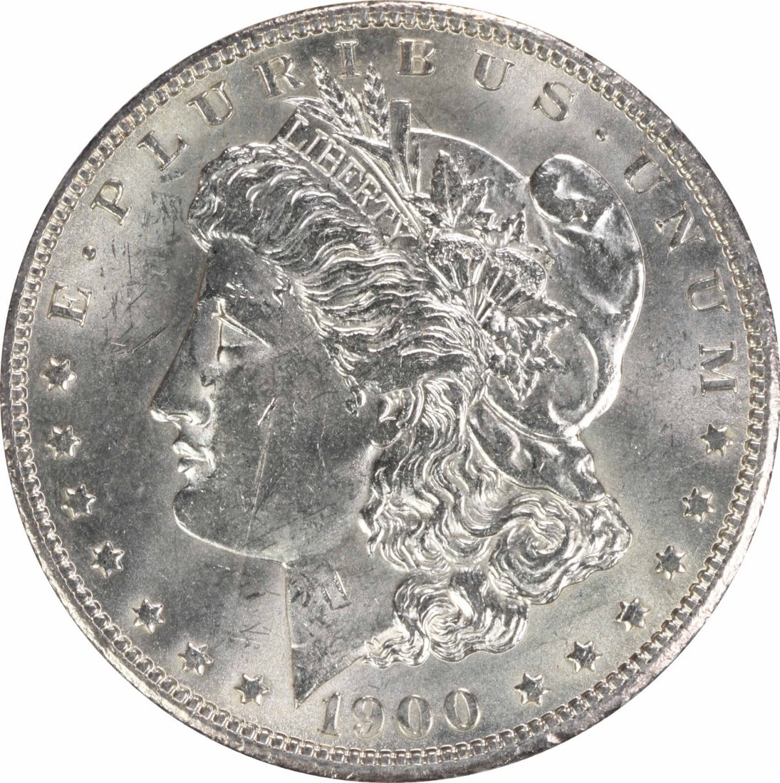 1900 Morgan Silver Dollar Choice BU Uncertified Silver Coin (1 of 2)
