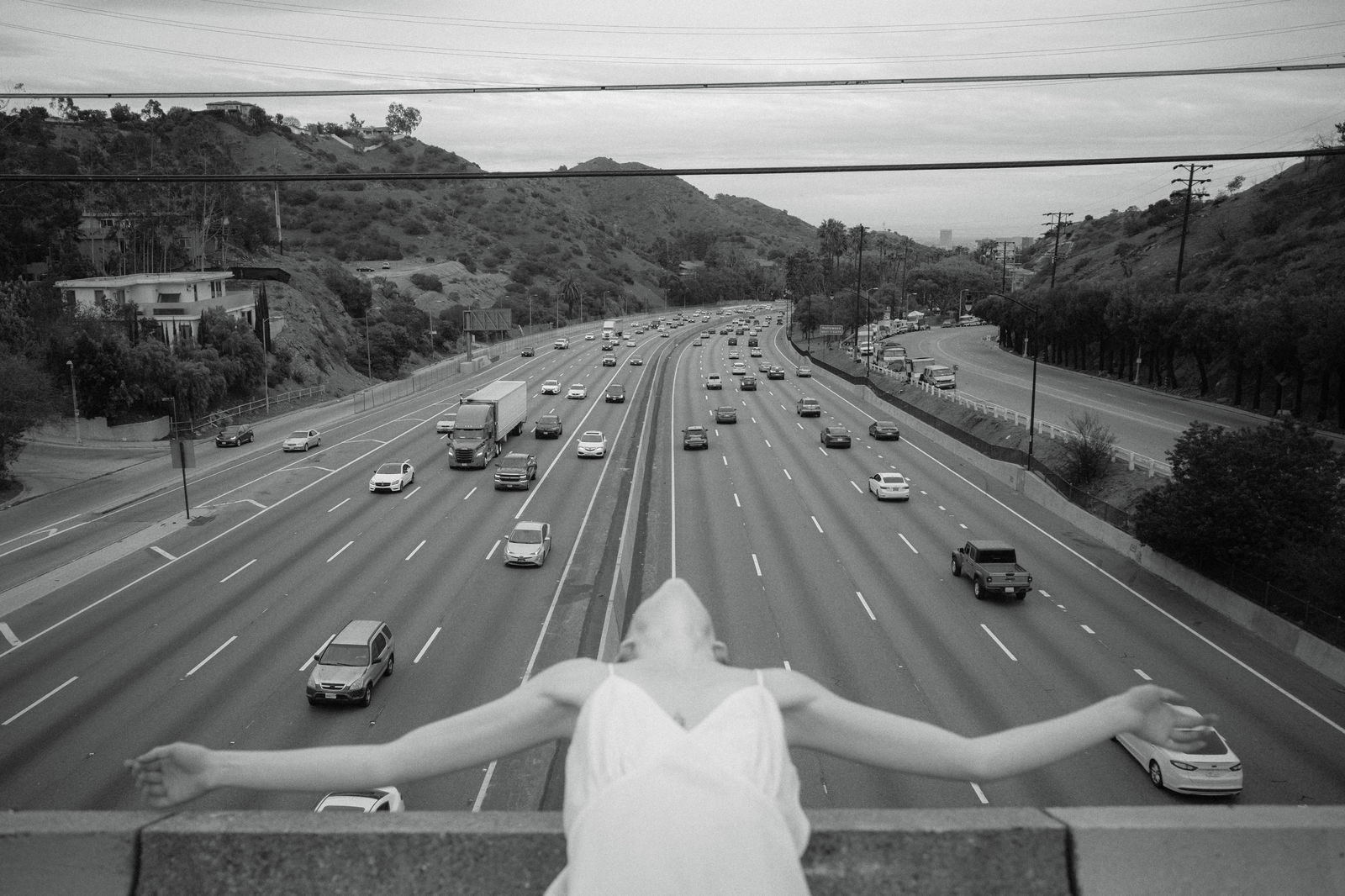 Free Fallin Black and White Photography by Larsen Sotelo Ed. 2 of 7 30 x 45: Free Fallin Black and White Photography by Larsen Sotelo Ed. 2 of 7 30 x 45 Experience the striking beauty of "Free Fallin," a captivating black and white photograph by Larsen Sotelo. This modern artw