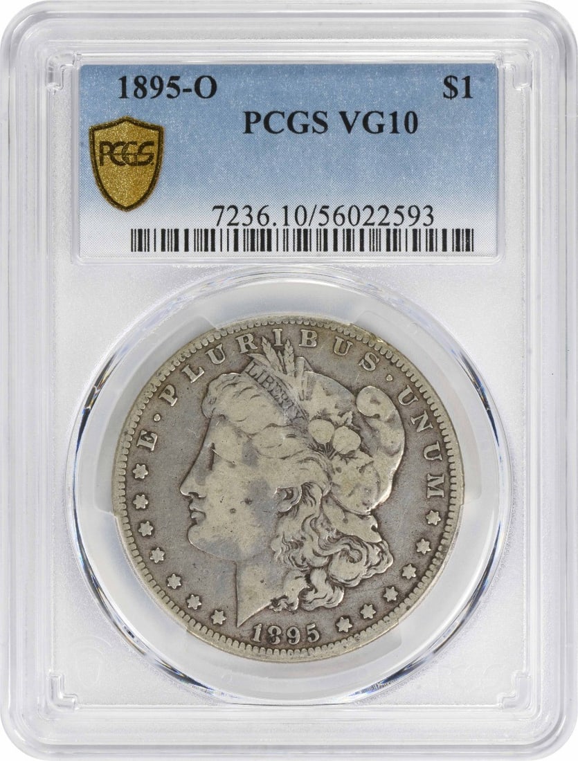 1895-O Morgan Silver Dollar VG10 PCGS Certified Coin (1 of 2)