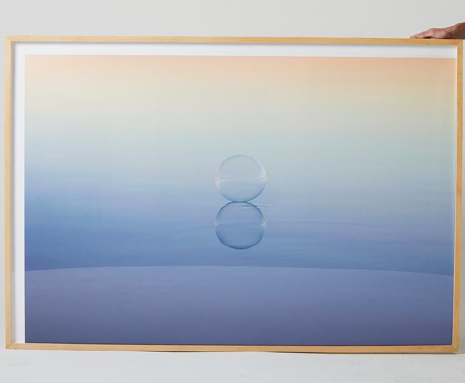 Rowan Daly Drift 01 Abstract Photography 37 x 57 Edition 1 of 3 Framed: Rowan Daly Drift 01 Abstract Photography 37 x 57 Edition 1 of 3 Framed "Drift 01" is a stunning piece of abstract waterscape photography by Rowan Daly, created in 2013. This captivating artwork measur