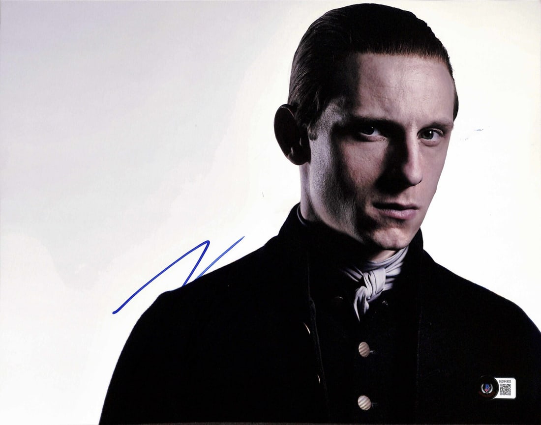 Jamie Bell Signed 11x14 Photo as Abe Woodhull Beckett Authenticated: Jamie Bell Signed 11x14 Photo as Abe Woodhull Beckett Authenticated This striking 11x14 color photograph features Jamie Bell as Abraham Woodhull from the acclaimed TV series 'Turn.' The photo is autog