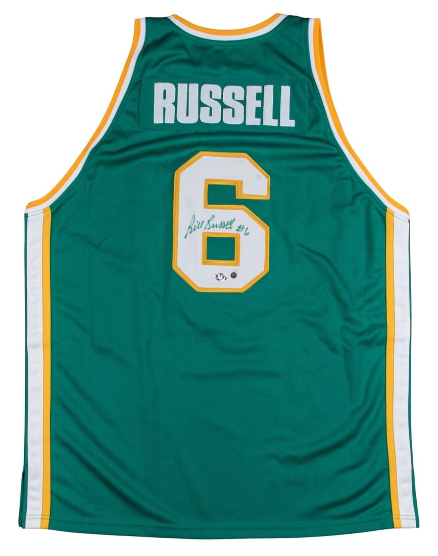 Bill Russell Signed University of San Francisco Dons Jersey JSA COA (1 of 5)