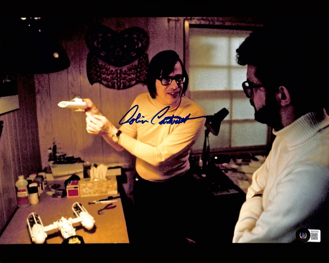 Colin Cantwell Signed 11x14 Star Wars Concept Artist Photo Beckett Certified: Colin Cantwell Signed 11x14 Star Wars Concept Artist Photo Beckett Certified This stunning 11x14 color photograph features the signature of Colin Cantwell, the renowned concept artist for Star Wars, w