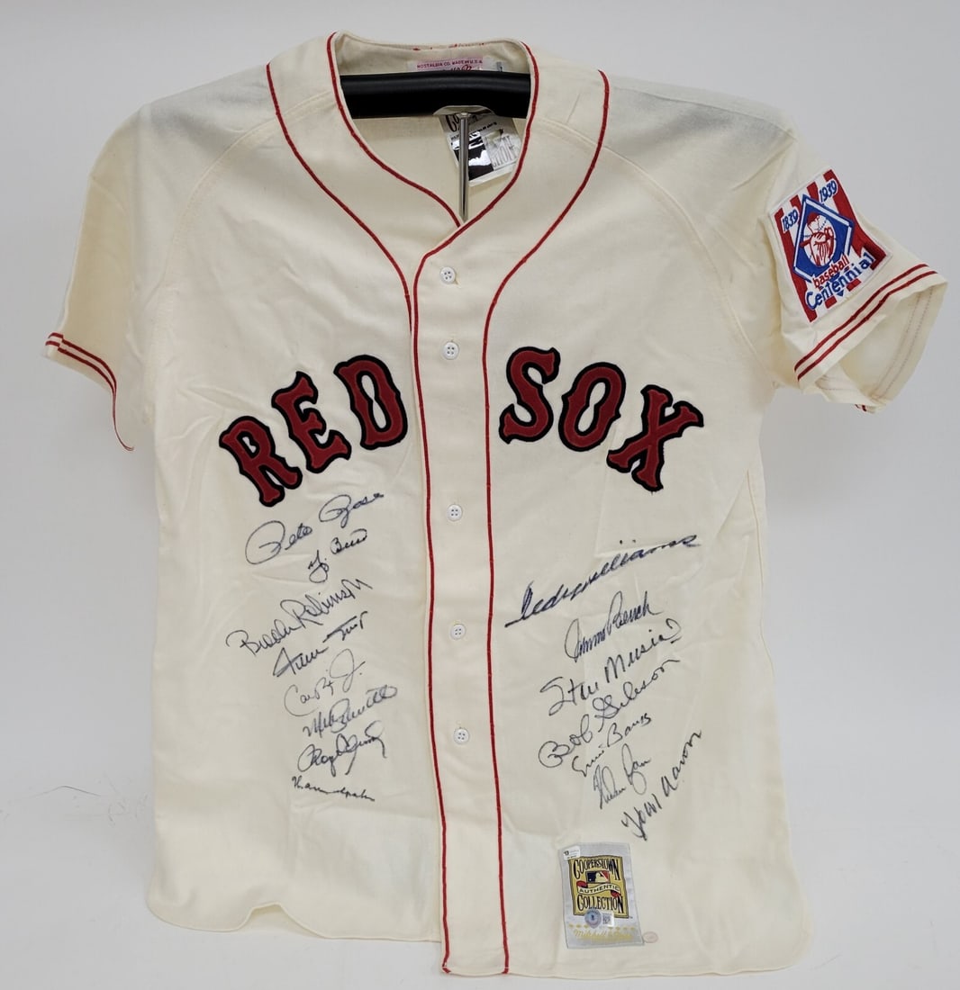 Limited Edition MLB All-Century Team Signed Jersey 15 Sigs Beckett COA (1 of 11)