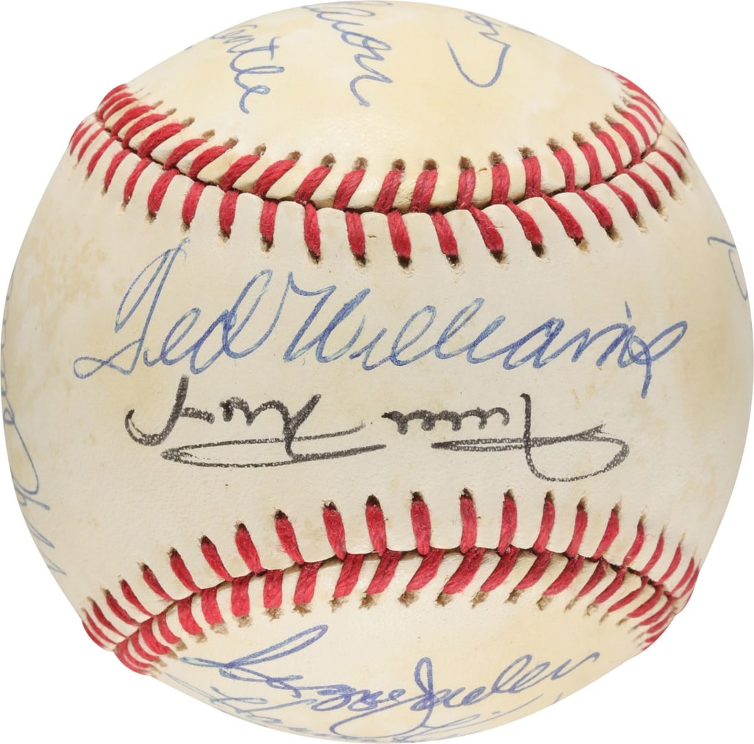 500 Home Run Club Signed Baseball 11 Autographs PSA: 500 Home Run Club Signed Baseball 11 Autographs PSA This is an official National League (Giamatti) baseball signed by eleven legendary members of baseball's elite 500 Home Run Club, including Ted Will
