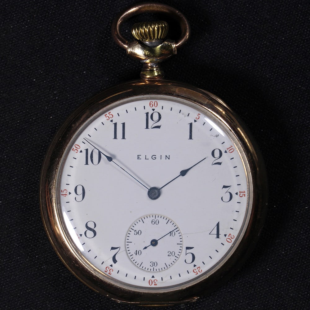 Elgin National Company Model 7 Grade 291 Gold-Filled Pocket Watch 16 Size Open Face (1 of 4)