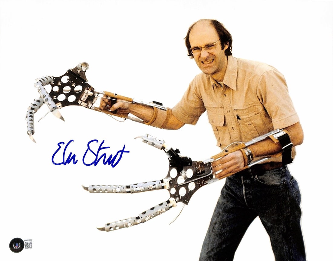 11x14 Signed Photo Eben Stromquist Star Wars ROTJ Beckett Authenticated: 11x14 Signed Photo Eben Stromquist Star Wars ROTJ Beckett Authenticated This is an original 11x14 photograph signed by Eben Stromquist, the Assistant Engineer for articulation on Star Wars: Return of