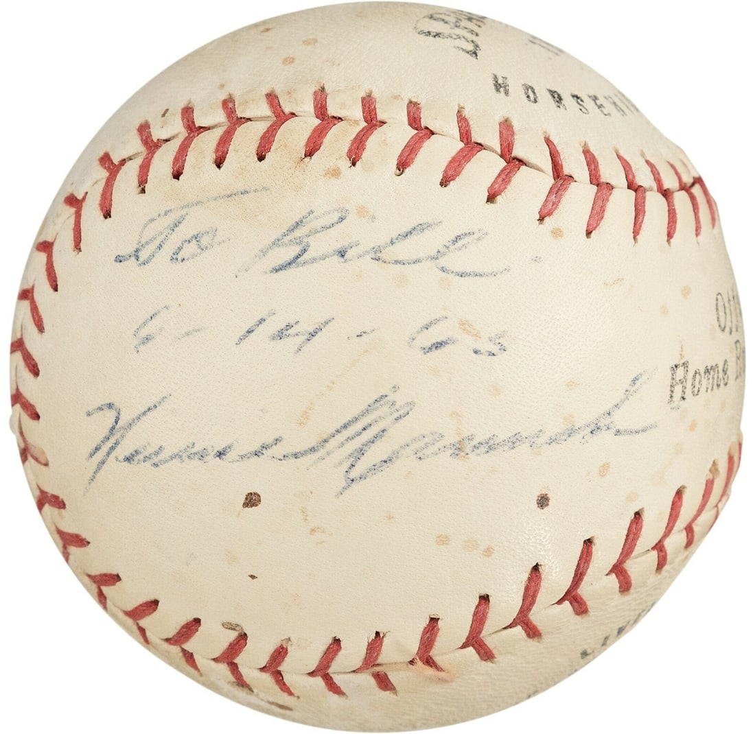 Heinie Manush Single Signed 1965 Baseball PSA DNA COA Authentic: Heinie Manush Single Signed 1965 Baseball PSA DNA COA Authentic This is a 1965 Heinie Manush single signed baseball, authenticated by Professional Sports Authenticator (PSA) with a full Grading Letter