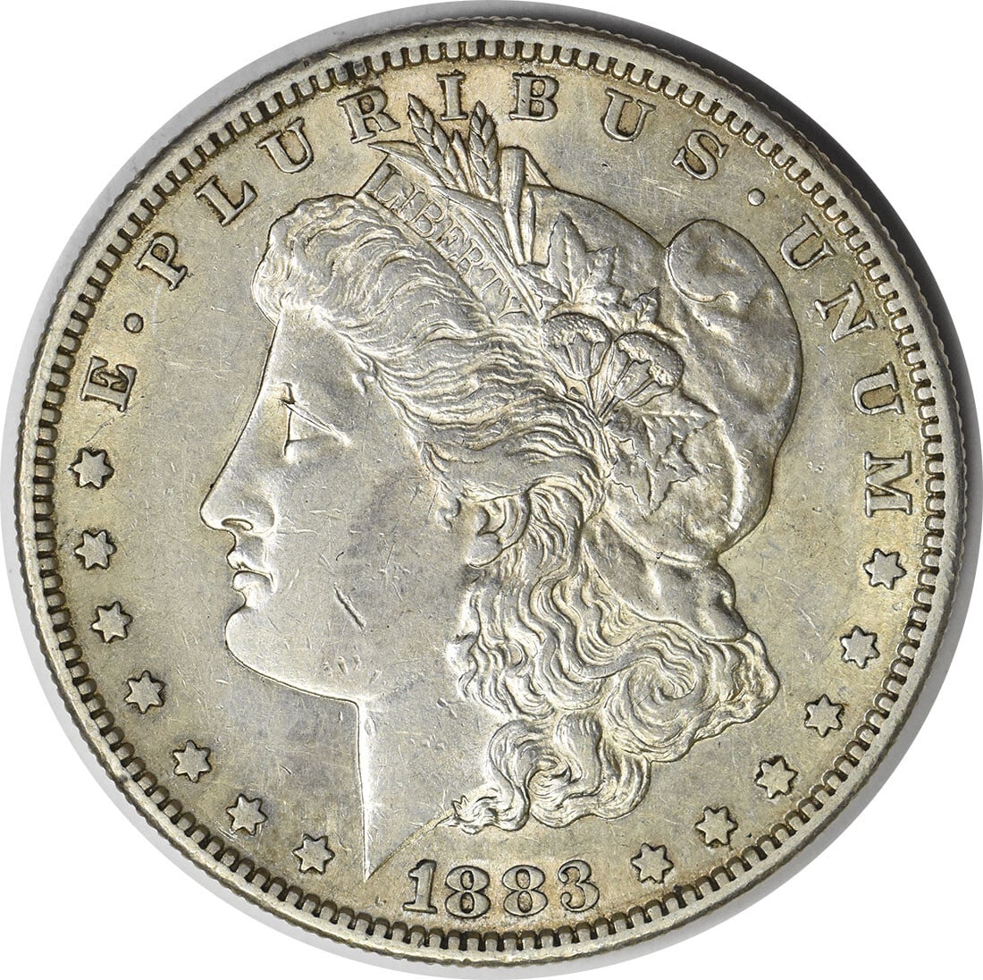 1883-S Morgan Silver Dollar AU Uncertified Silver Coin (1 of 2)