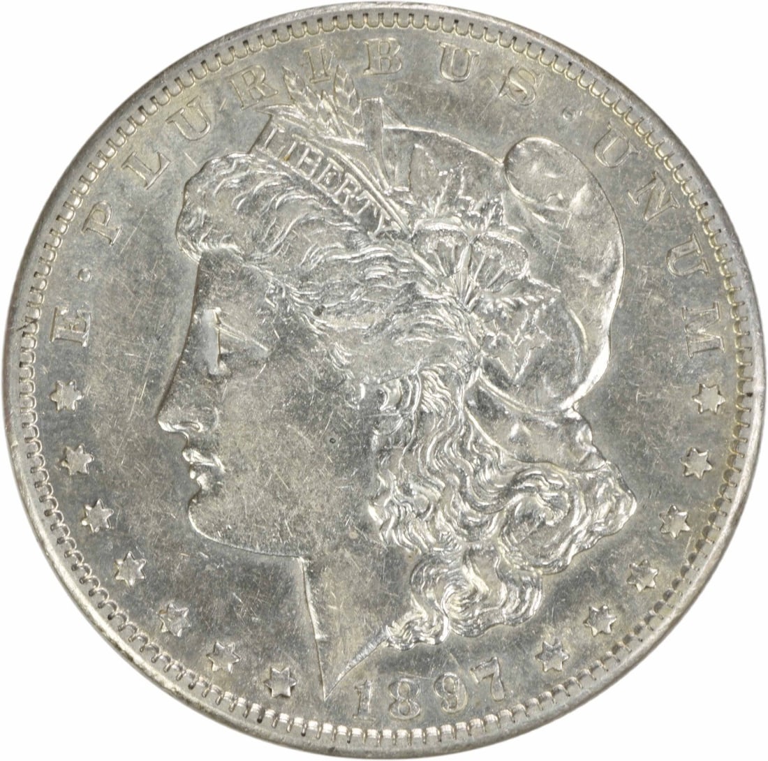 1897-S Morgan Silver Dollar EF Uncertified San Francisco Mint (1 of 2)