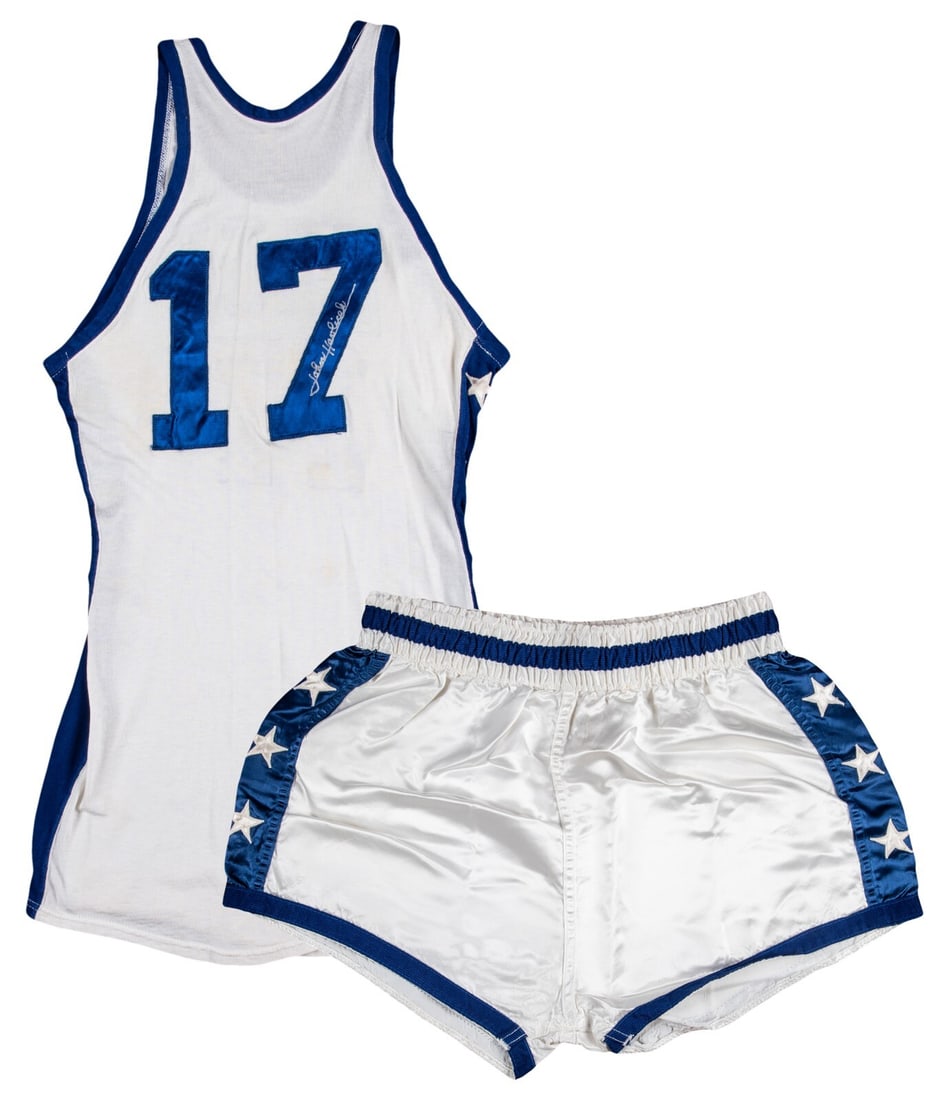 John Havlicek 1966 All-Star Game Worn Signed Jersey and Shorts MEARS A10 JSA LOA: John Havlicek 1966 All-Star Game Worn Signed Jersey and Shorts MEARS A10 JSA LOA Celebrate basketball history with this authentic game-used uniform worn by Hall of Famer John Havlicek during his first