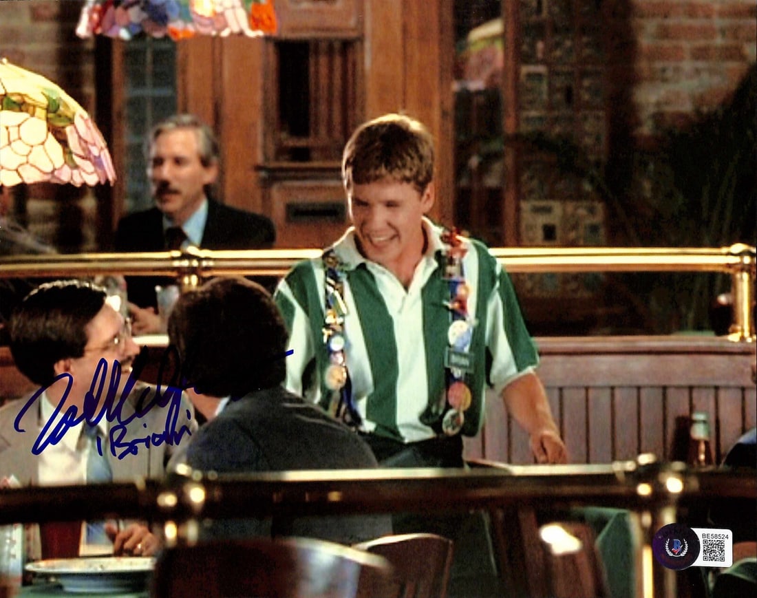 Todd Duffey Signed 8x10 Photo Office Space Beckett Certified Inscribed Brian: Todd Duffey Signed 8x10 Photo Office Space Beckett Certified Inscribed Brian This is an autographed 8x10 photograph of Todd Duffey, known for his role as "Chotchkis Waiter" in the film Office Space. T