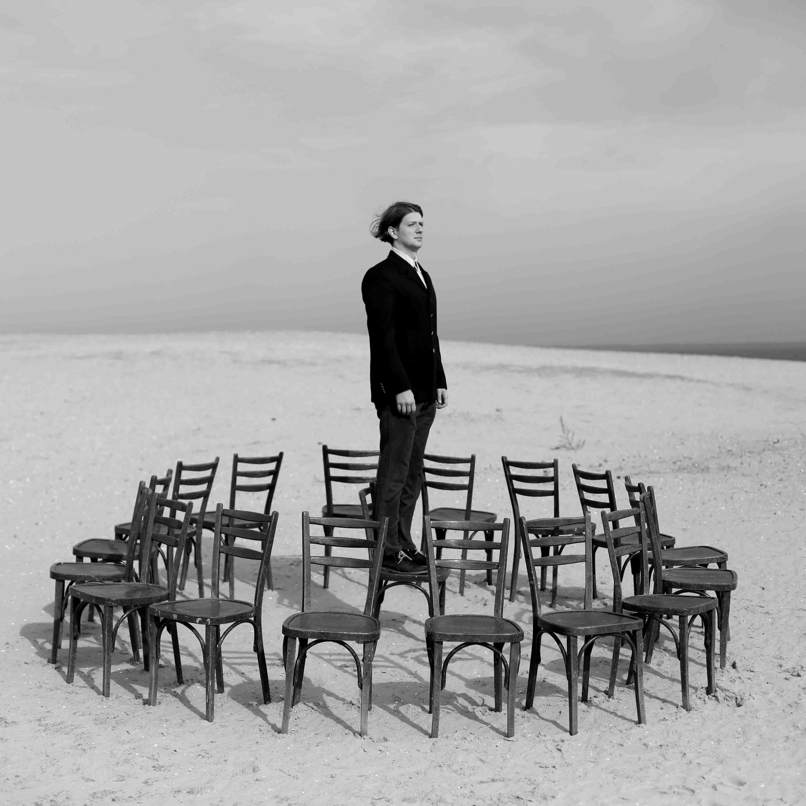 Anastyloza Black and White Photography 31x31 by Olha Stepanian Edition of 7 (1 of 2)