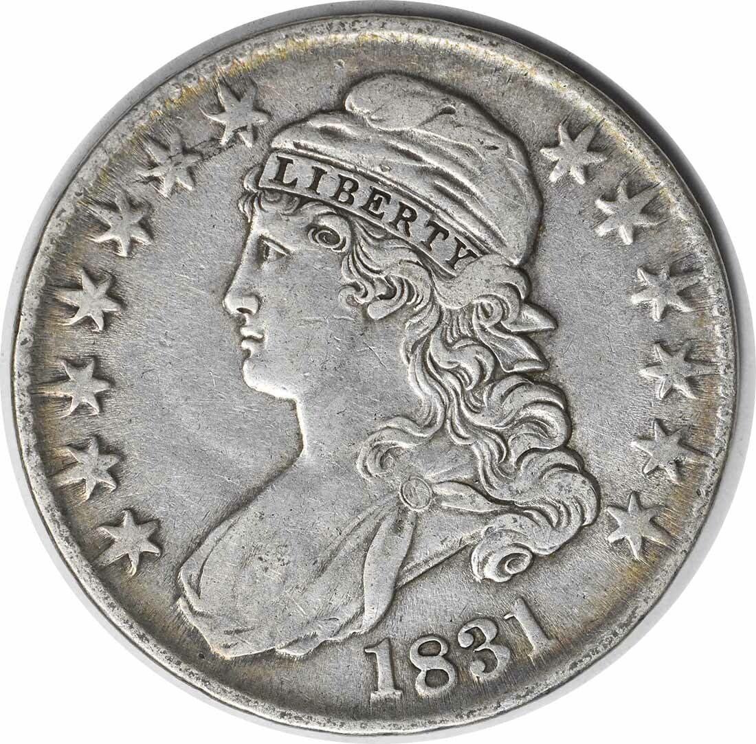 1831 Bust Half Dollar 50C John Reich Design Uncertified (1 of 2)
