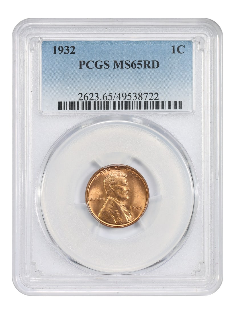 PCGS MS65RD 1932 Lincoln Wheat Cent Philadelphia Mint 1C (1 of 4)