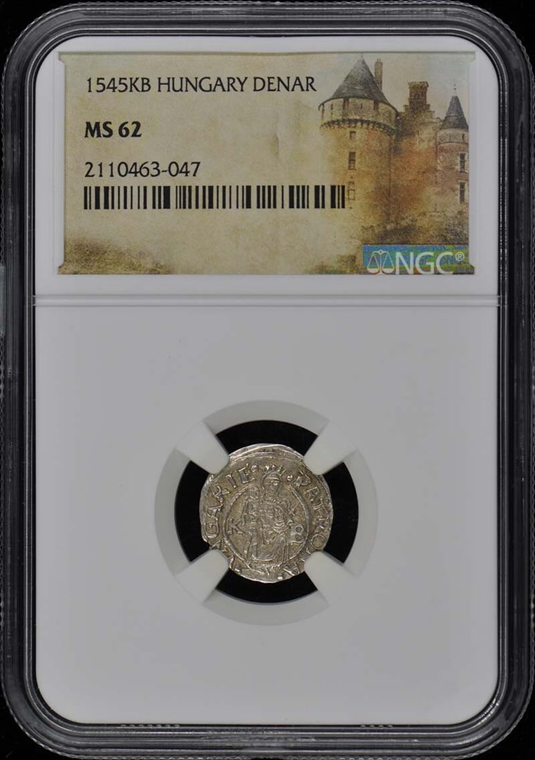 1545KB Hungary Denar Coin NGC MS62 Uncirculated Certified (1 of 2)