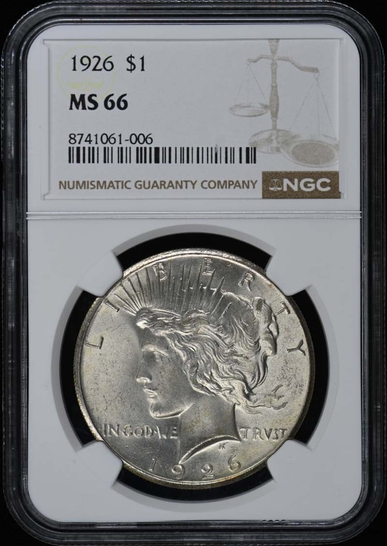 1926 Peace Dollar NGC MS66 Uncirculated Philadelphia Coin (1 of 2)