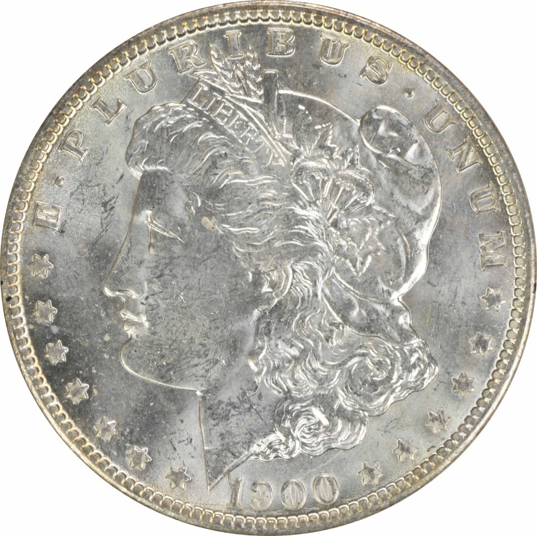1900-O Morgan Silver Dollar Uncertified Brilliant Uncirculated Coin (1 of 2)
