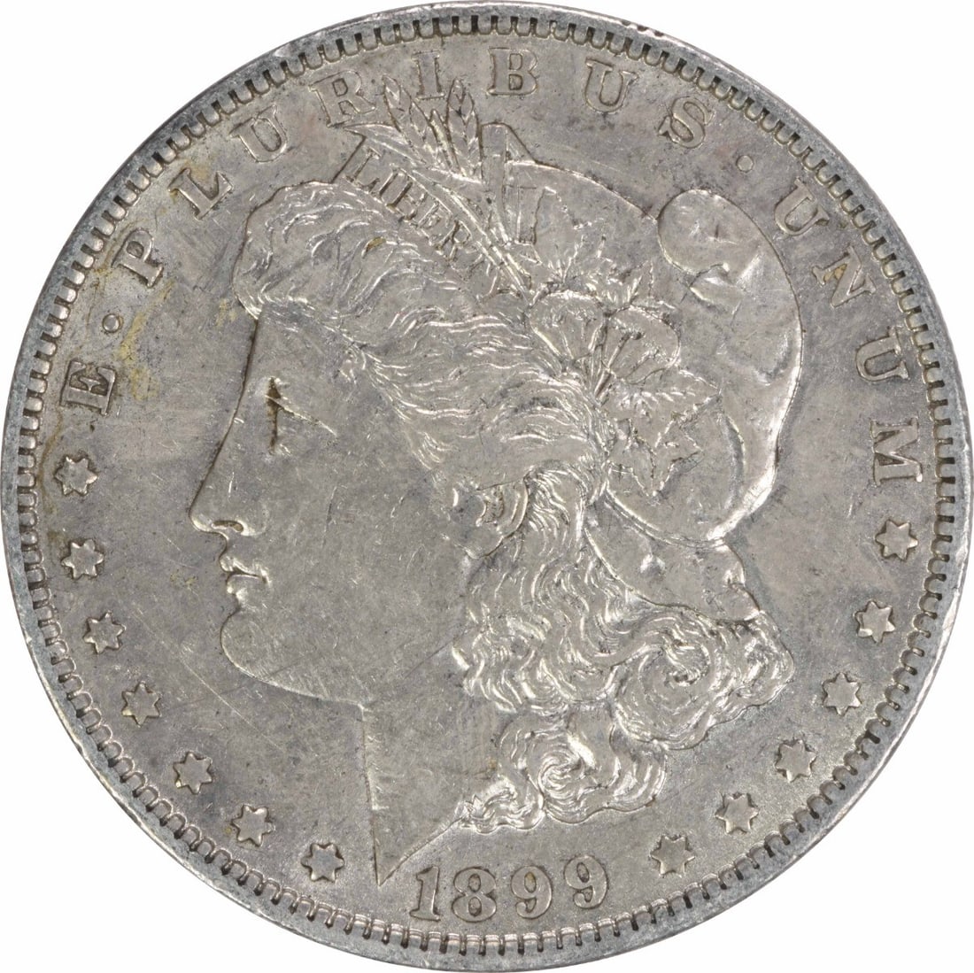 1899-O Morgan Silver Dollar AU Uncertified 90% Silver Coin (1 of 2)