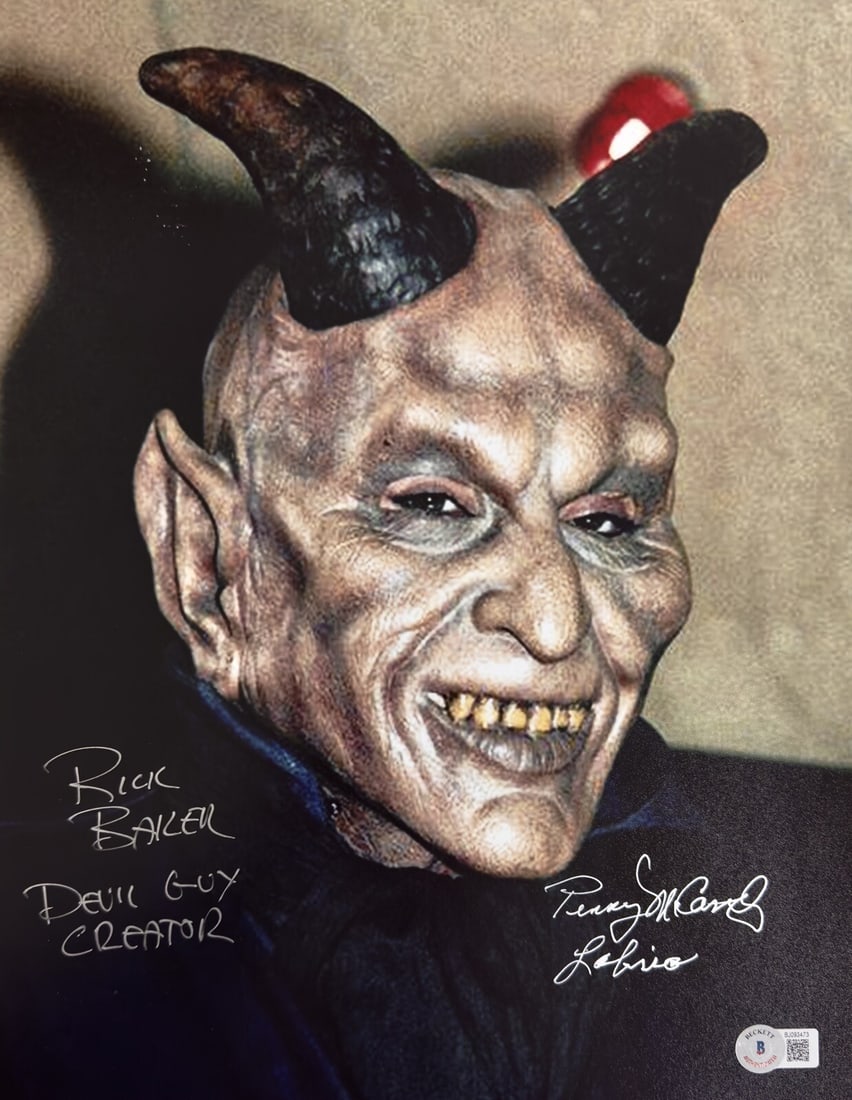 Signed 11x14 Star Wars Cantina Photo Rick Baker Penny McCarthy Beckett Authenticated: Signed 11x14 Star Wars Cantina Photo Rick Baker Penny McCarthy Beckett Authenticated This is an original 11x14 photograph signed by Rick Baker and Penny McCarthy, both associated with the iconic Star