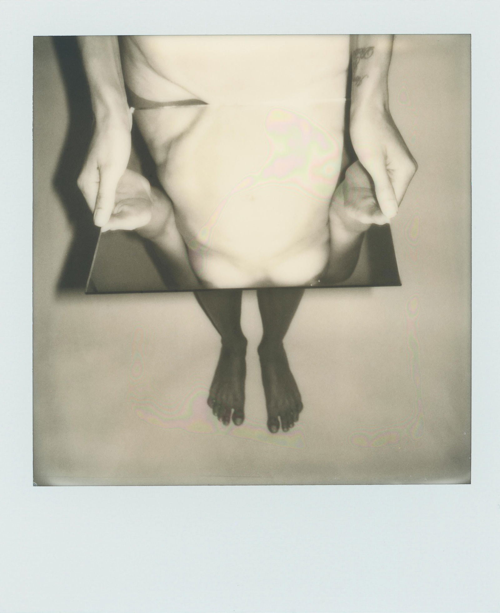 Larsen Sotelo signed unique Polaroid photograph Pola Girls 11 from 2019: Larsen Sotelo signed unique Polaroid photograph Pola Girls 11 from 2019 "Pola Girls 11" is a unique Polaroid photograph created by Larsen Sotelo in 2019. This contemporary artwork features a 4.2 x 3.5