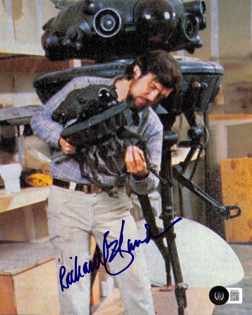 Richard Edlund Signed Star Wars Probe Droid 8x10 Photo Beckett Authenticated: Richard Edlund Signed Star Wars Probe Droid 8x10 Photo Beckett Authenticated This is an autographed 8x10 color photograph of the Probe Droid from Star Wars: The Empire Strikes Back, signed in blue per