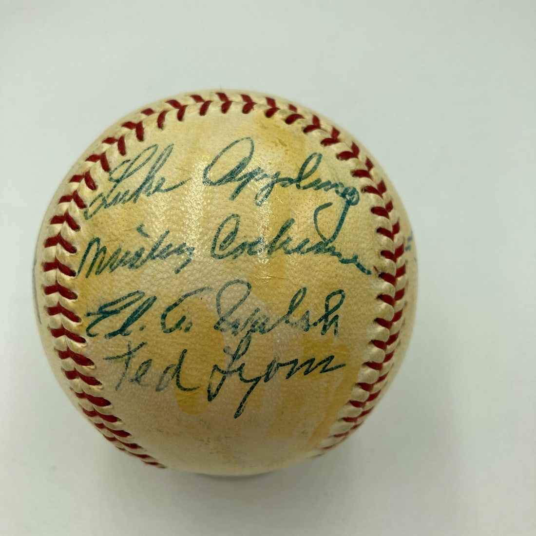 1950s Multi Signed Baseball by HOF Legends JSA COA (1 of 10)