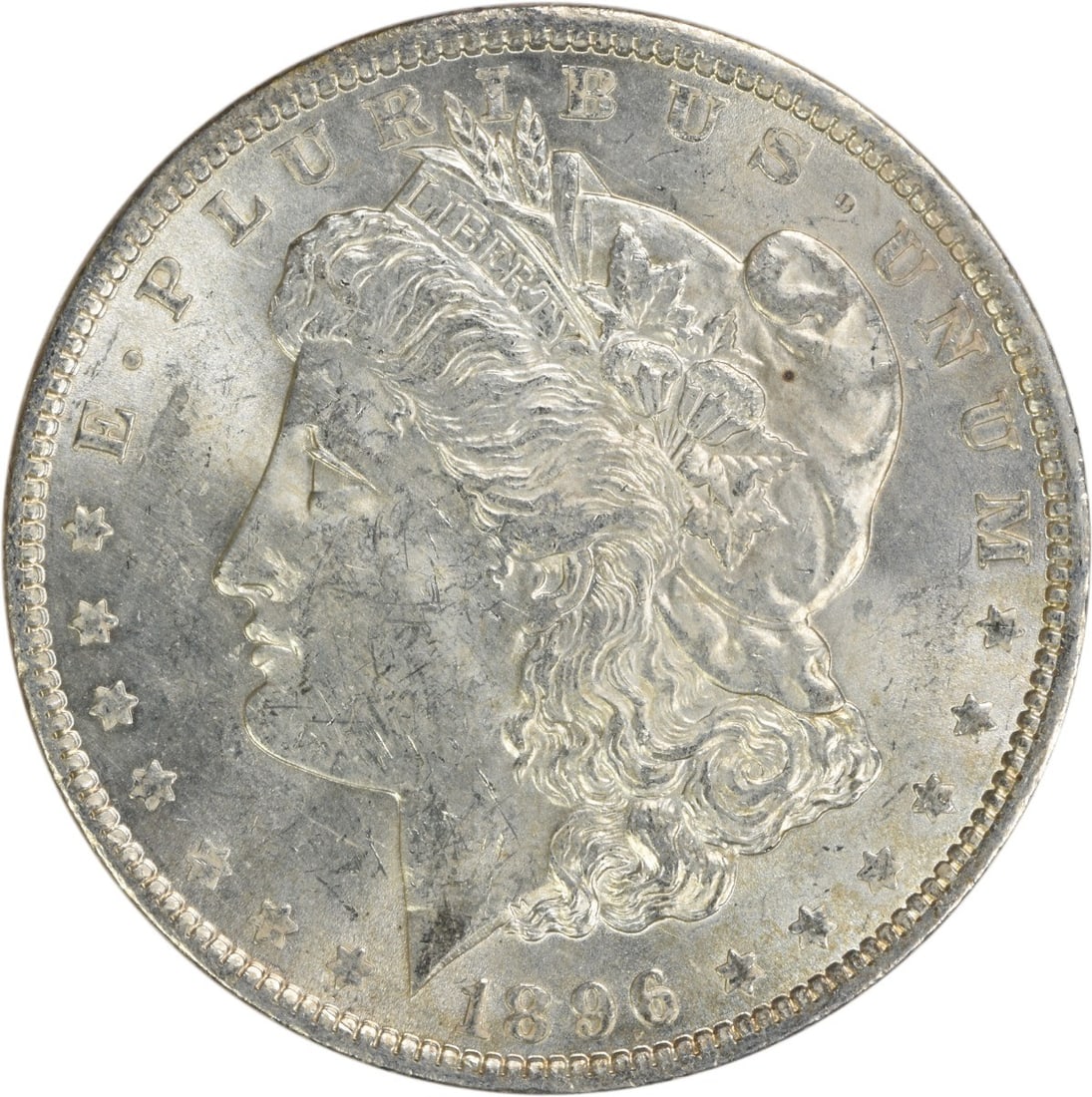 1896 Morgan Silver Dollar BU Uncertified Coin (1 of 2)